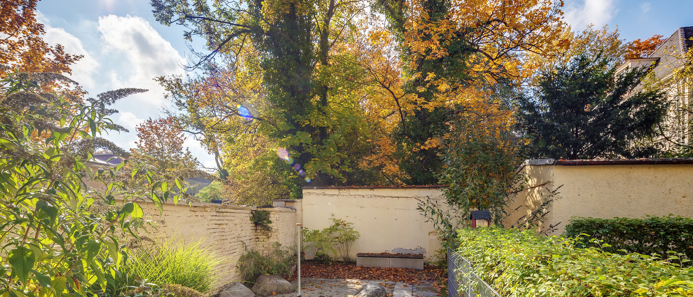 Tuin appartement München Schwabing (rechts der Leopoldstraße) 01 Binnenplaats 12380