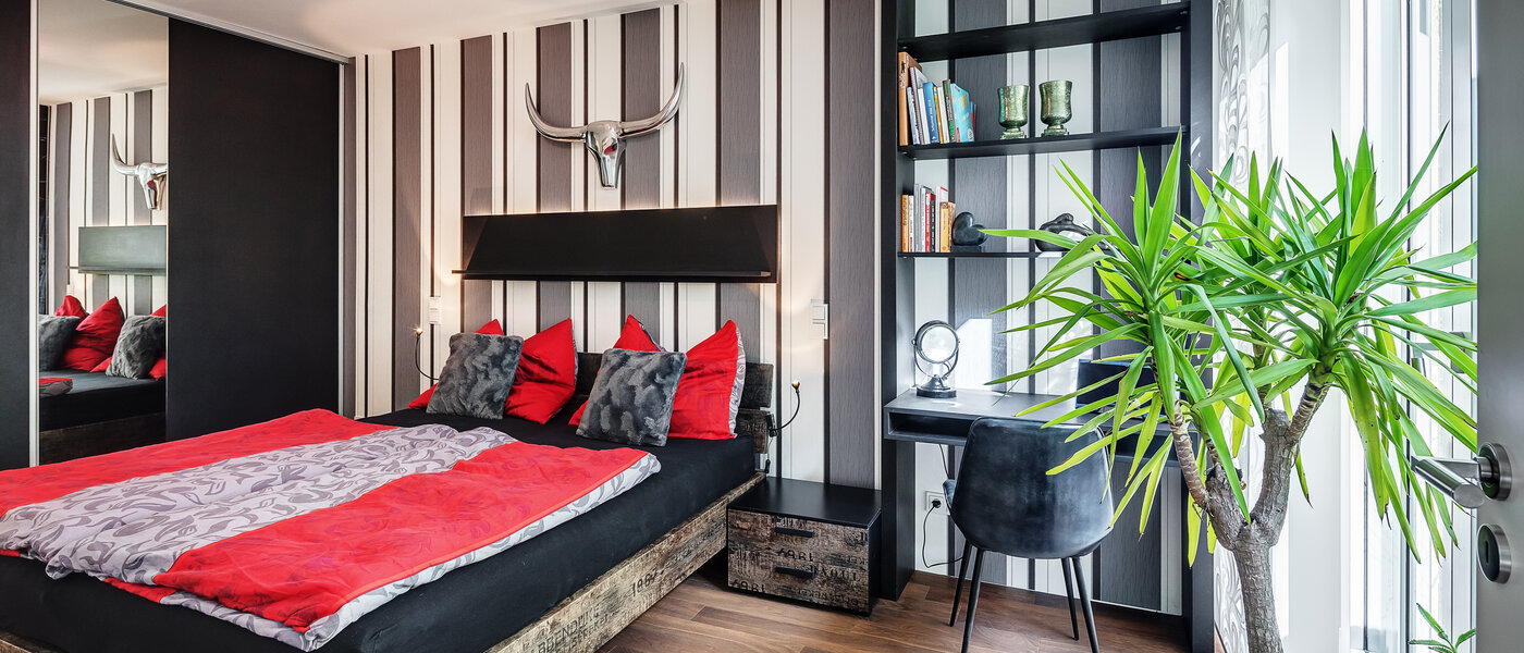 Tuin appartement München Schwabing (rechts der Leopoldstraße) 01 Slaapkamer 12380