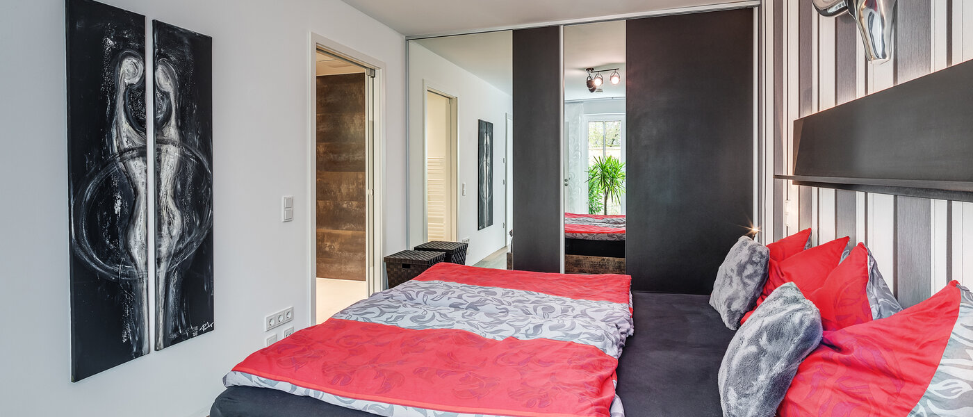 Tuin appartement München Schwabing (rechts der Leopoldstraße) 04 Slaapkamer 12380