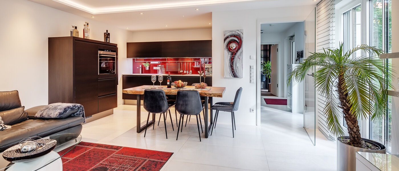 Tuin appartement München Schwabing (rechts der Leopoldstraße) 04 Leefruimte 12380