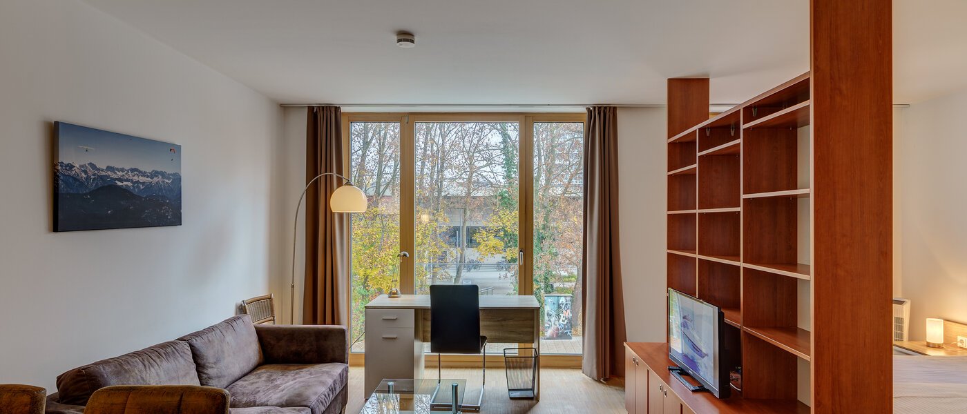 Flat Unterschleißheim Lohhof 01 Stue og oppholdsrom 12403