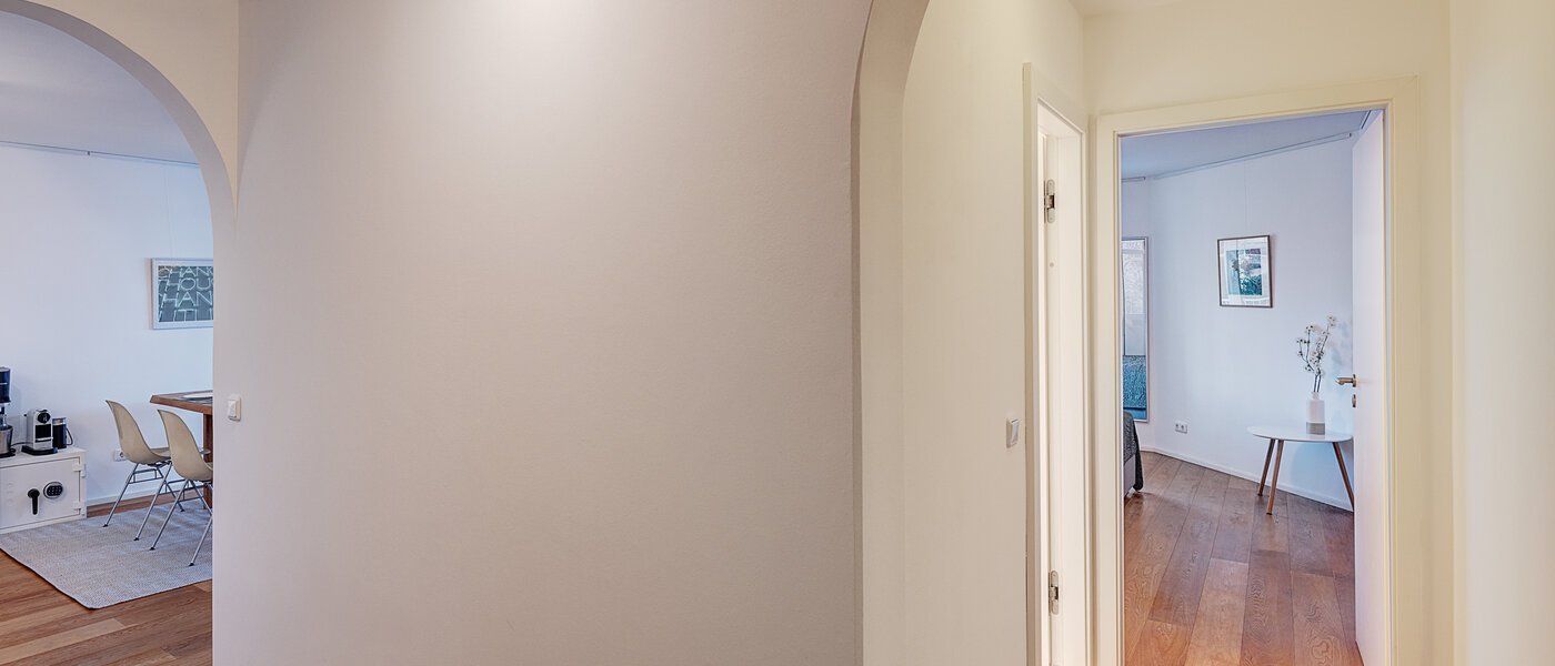 Płaski München Schwabing 03 Korytarz/przejście 12436