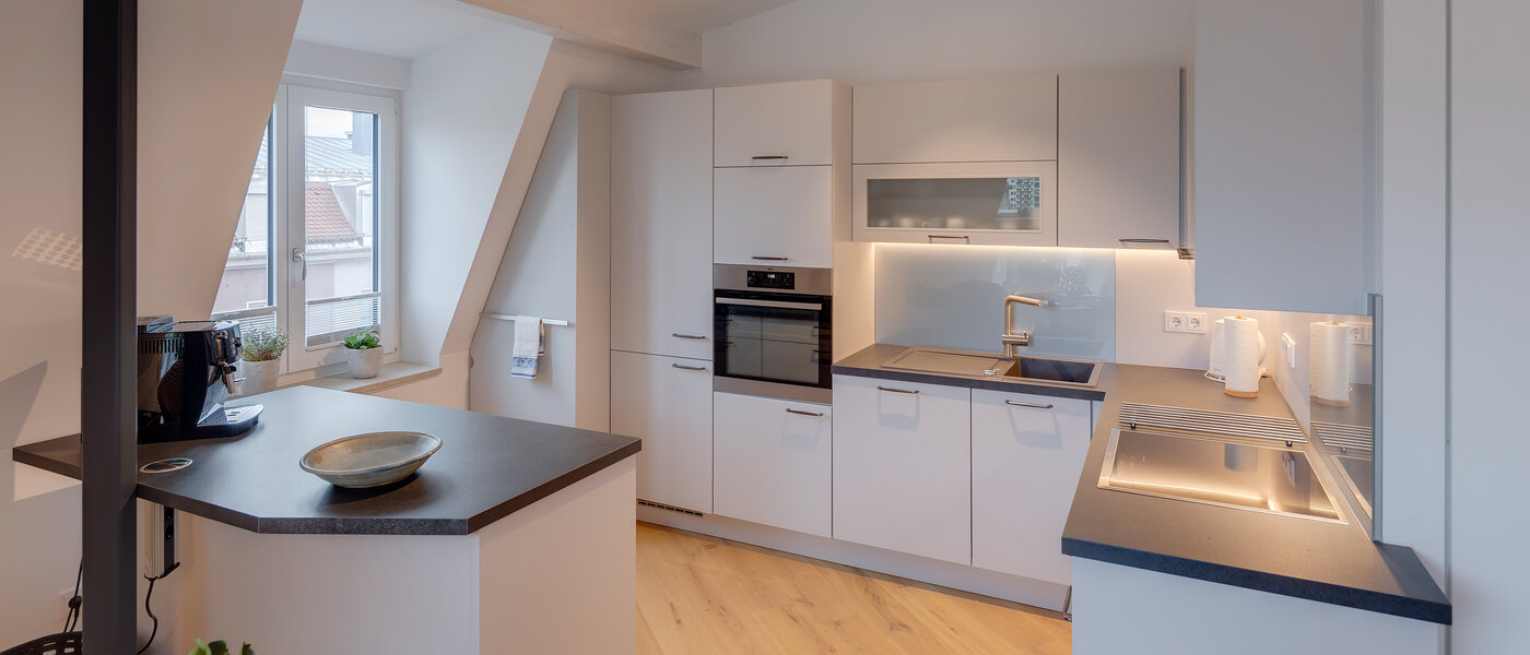 Tetőtéri lakás München Au 01 Konyha 12452