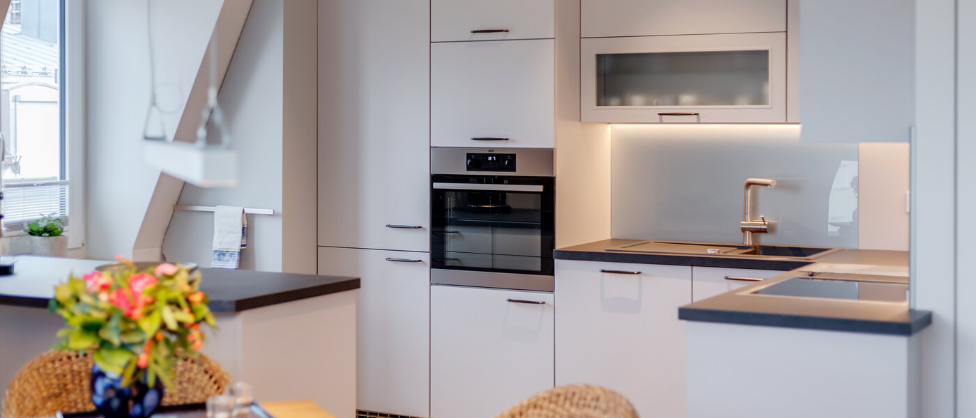 Tetőtéri lakás München Au 02 Konyha 12452