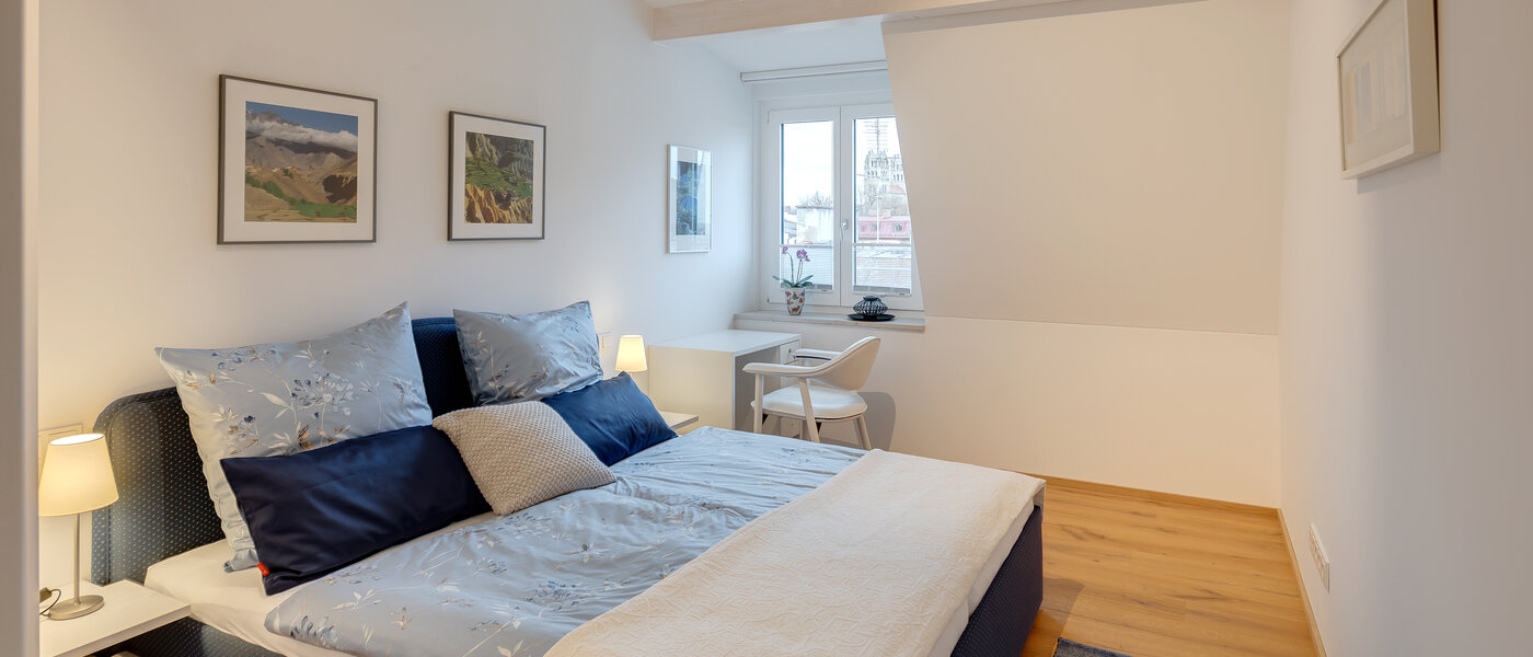 Tetőtéri lakás München Au 01 Hálószoba 12452