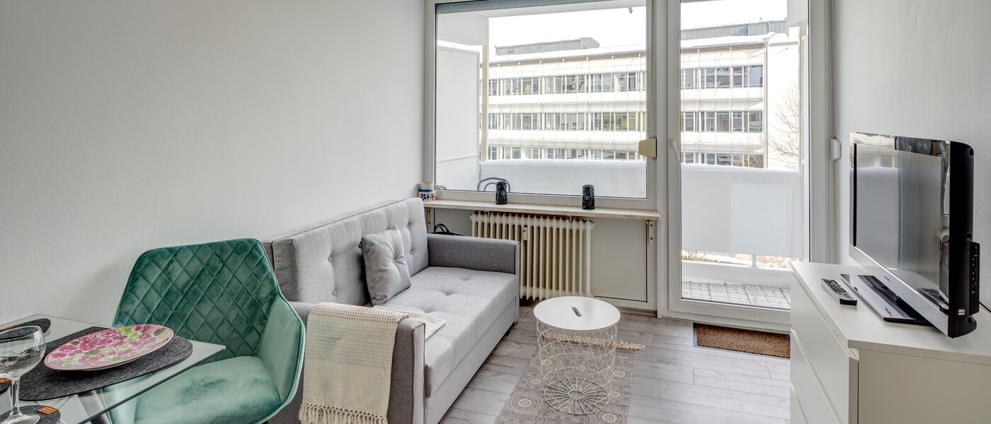 Flat München Isarvorstadt 01 Stue og oppholdsrom 12468