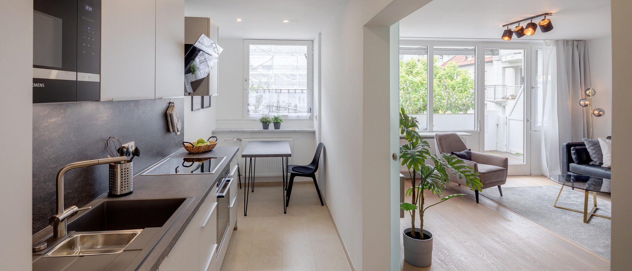 Ploché München Sendling 02 Kuchyně 12477