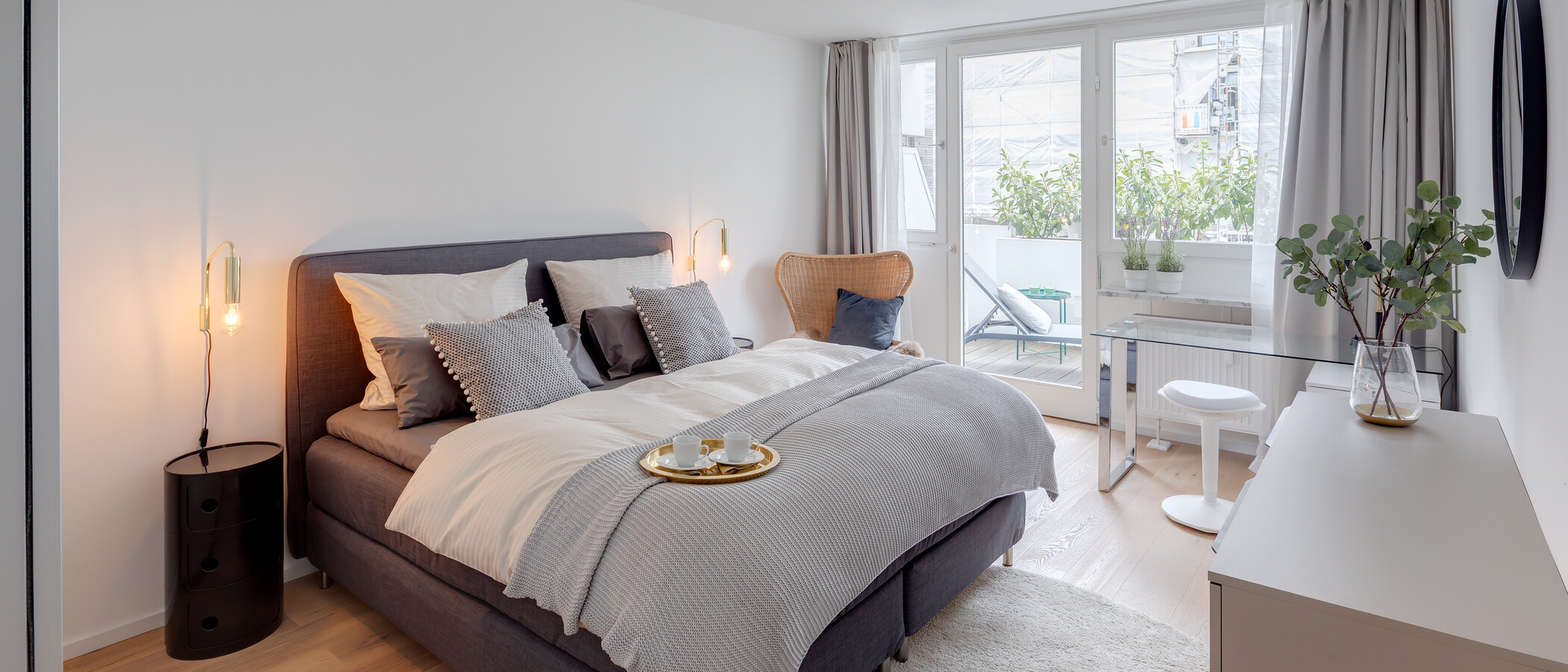 Ploché München Sendling 01 Ložnice 12477