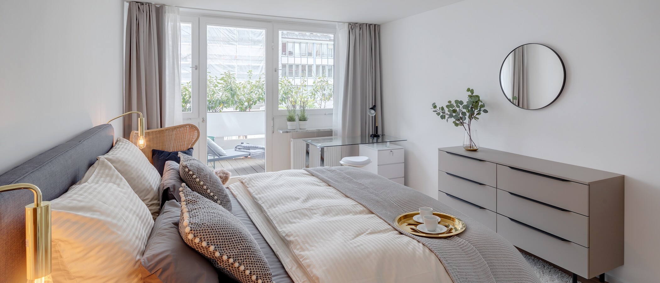 Ploché München Sendling 03 Ložnice 12477