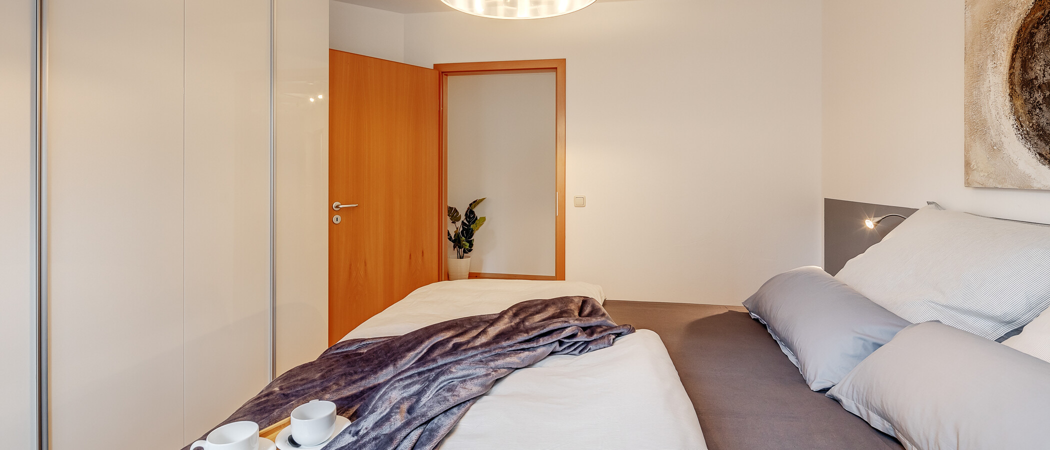 Mezonetový byt München Milbertshofen 03 Ložnice 12485