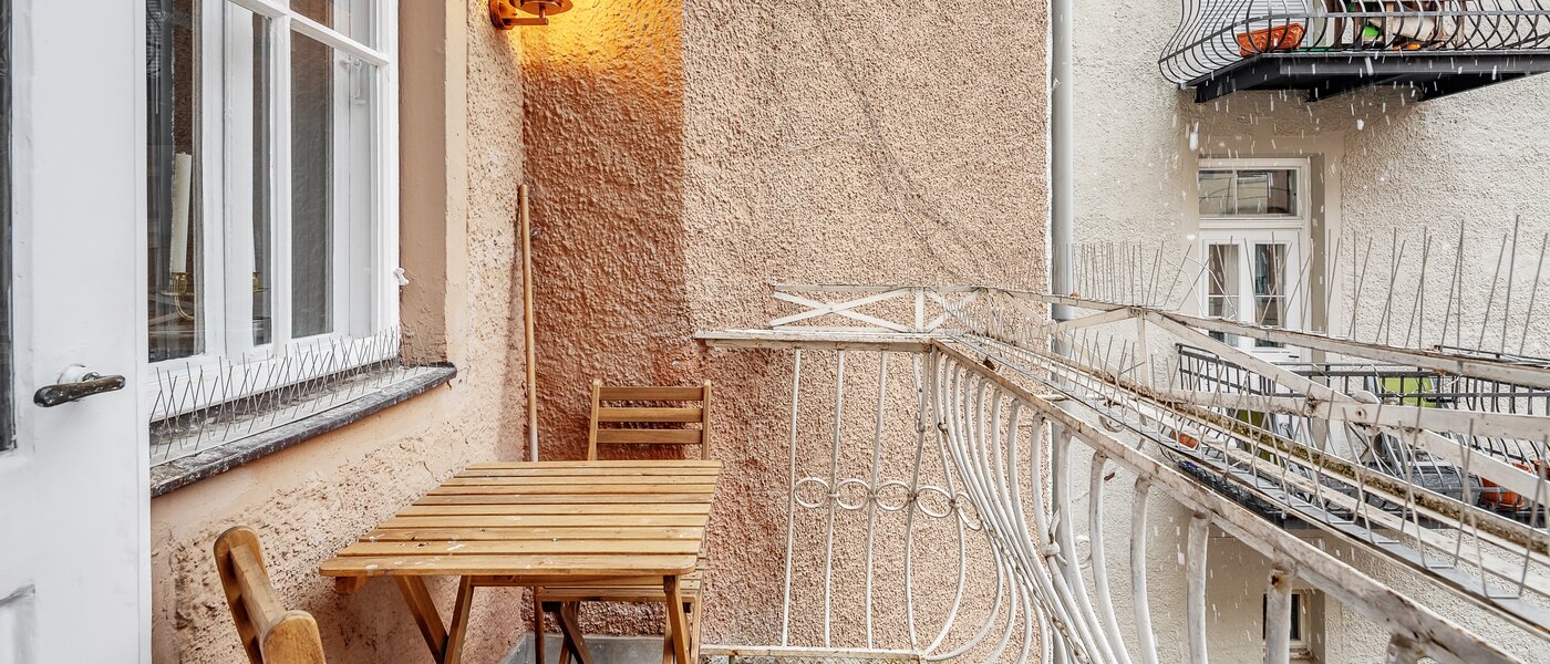 Flad München Maxvorstadt - Universitätsviertel 01 Balkon 12491