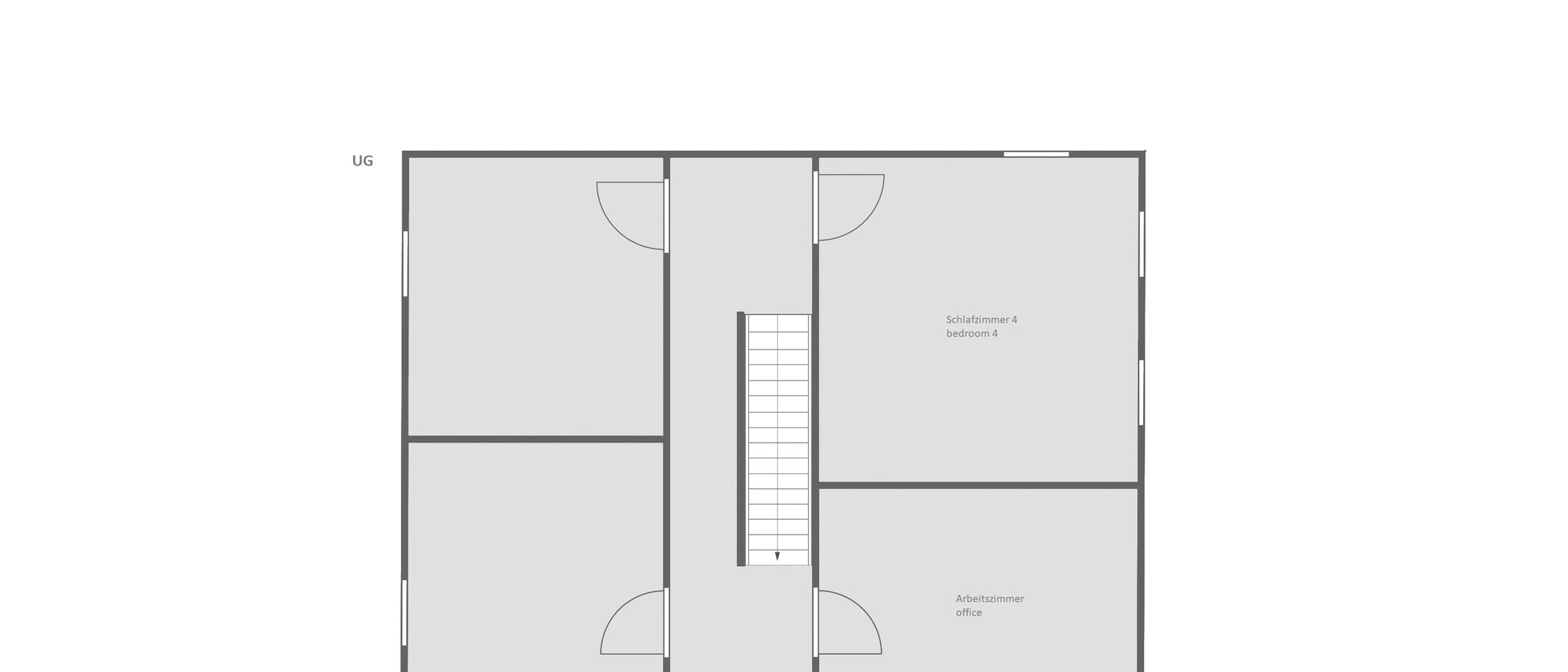 Fritliggende hus Starnberg 03 Grundplan 12506
