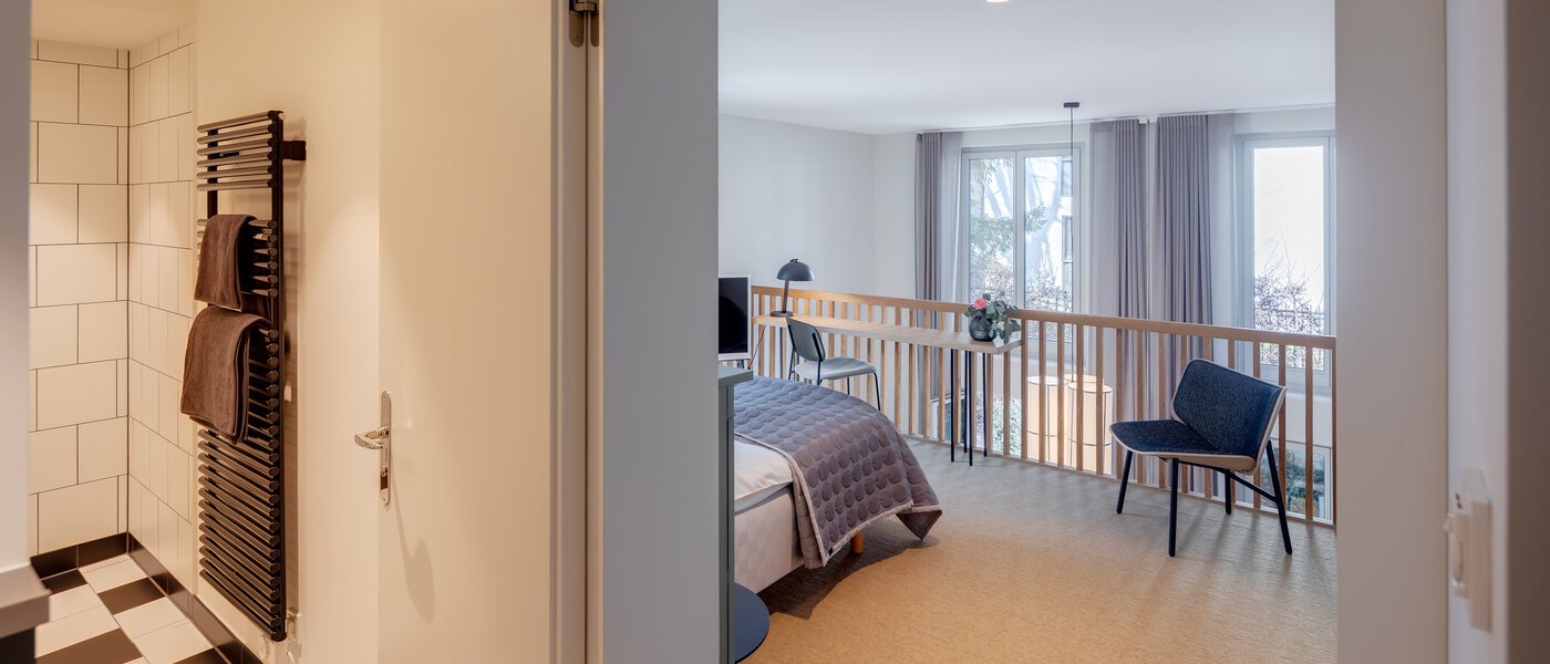 Maisonette galéria lakás München Herzogpark 03 Fürdőszoba 12522