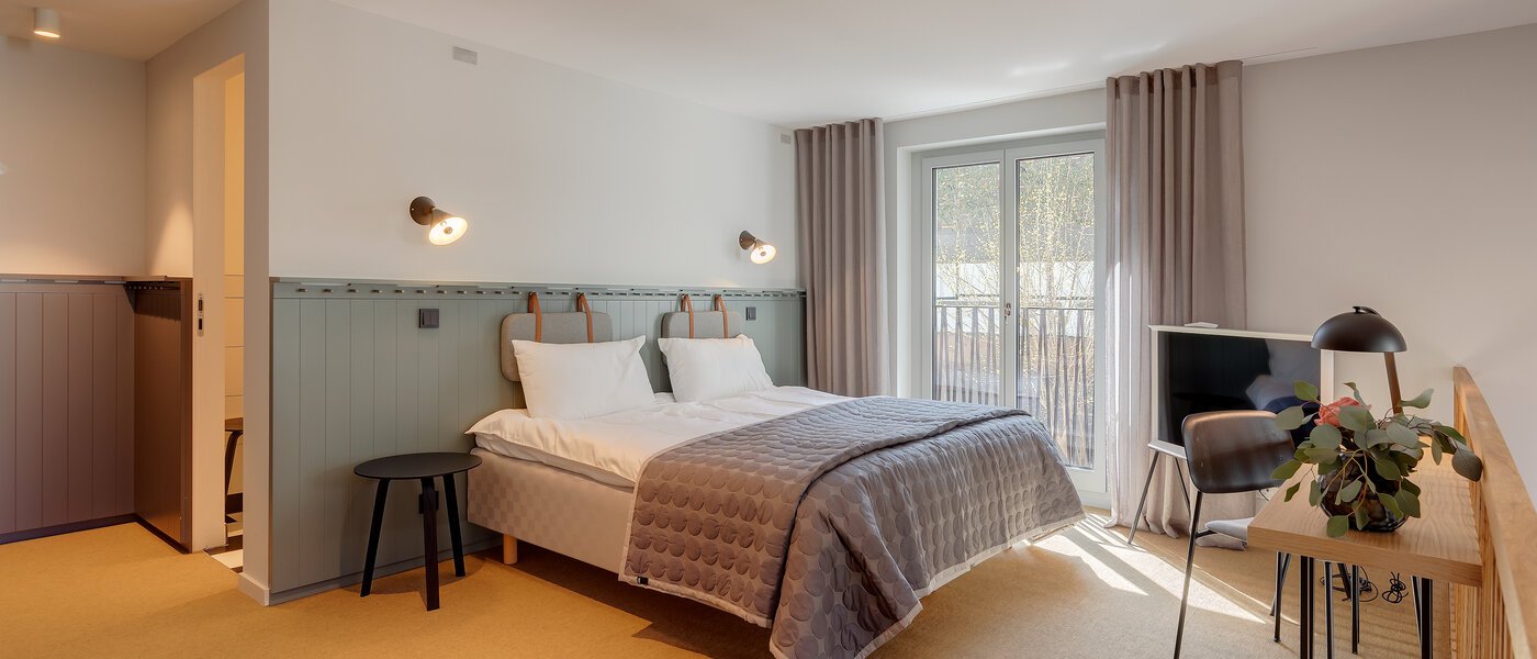 Maisonette galéria lakás München Herzogpark 01 Alvóhely 12522