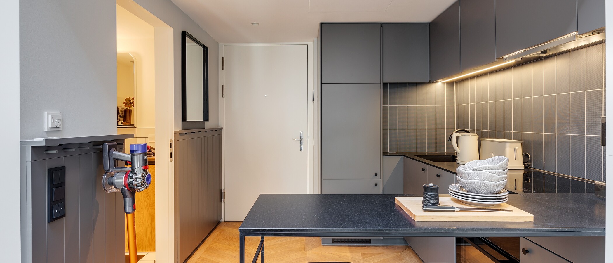 Maisonette galéria lakás München Herzogpark 04 Konyha 12527