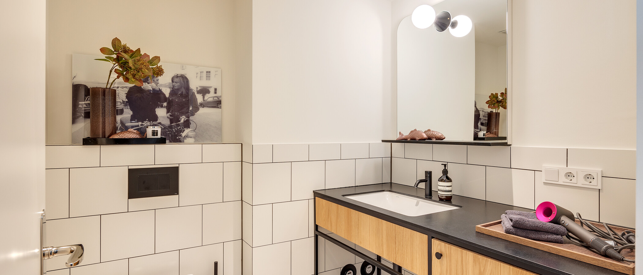 Maisonette galéria lakás München Herzogpark 02 Vendég WC 12527