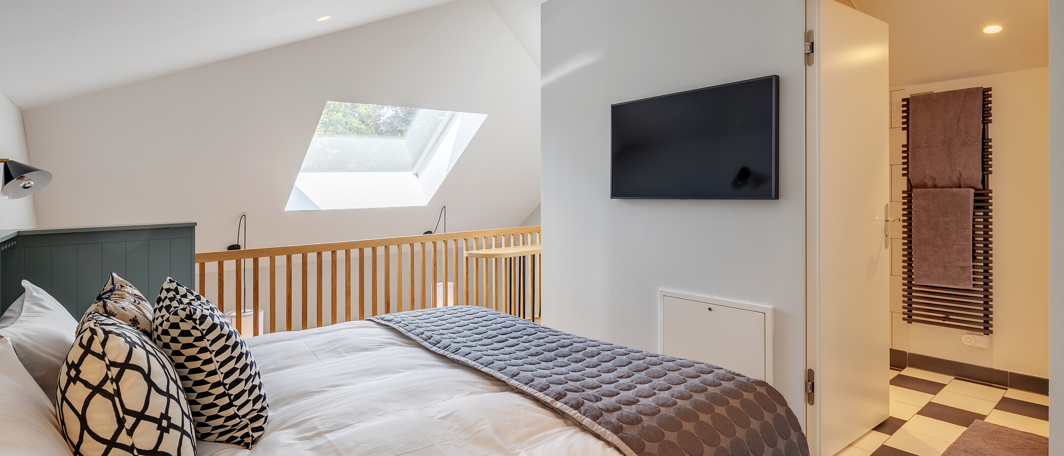 Maisonette galéria lakás München Herzogpark 04 Alvóhely 12527