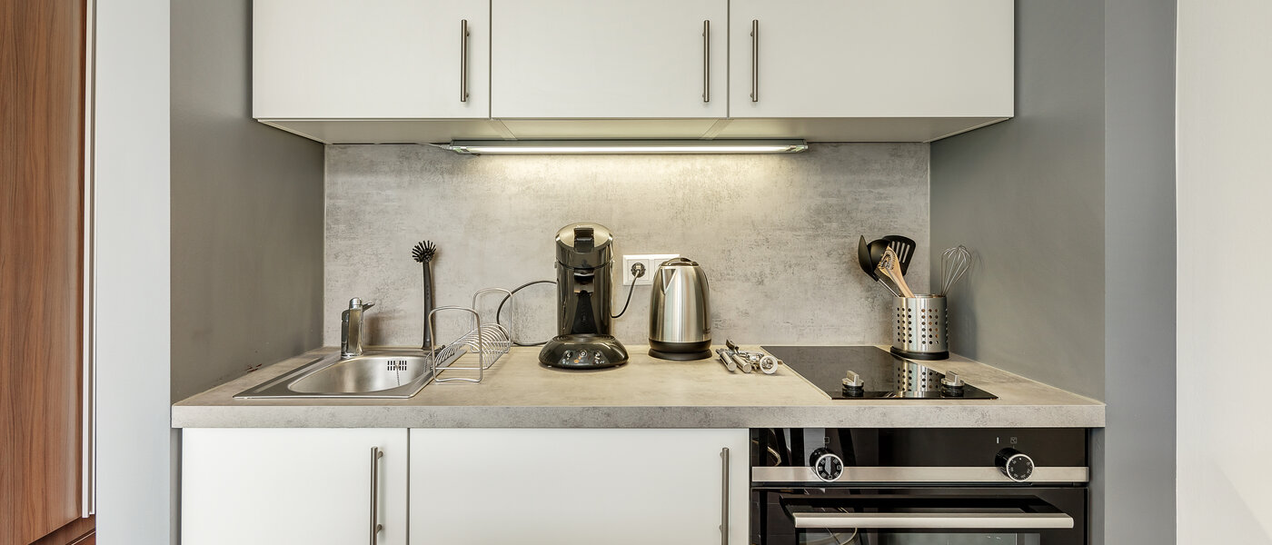 Плоский München Ludwigsvorstadt 01 Кухня 12534