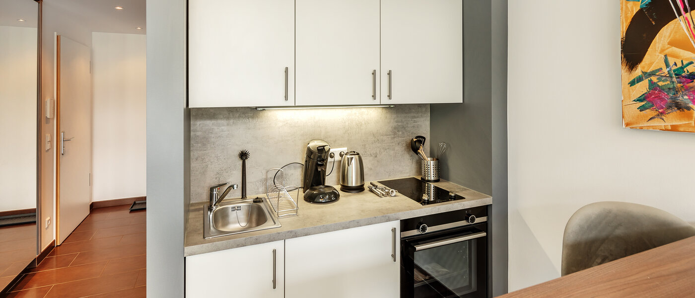 Плоский München Ludwigsvorstadt 02 Кухня 12534