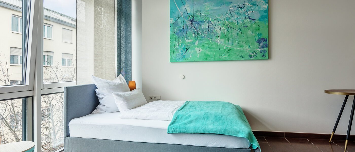 Плоский München Ludwigsvorstadt 01 Спальна зона 12534