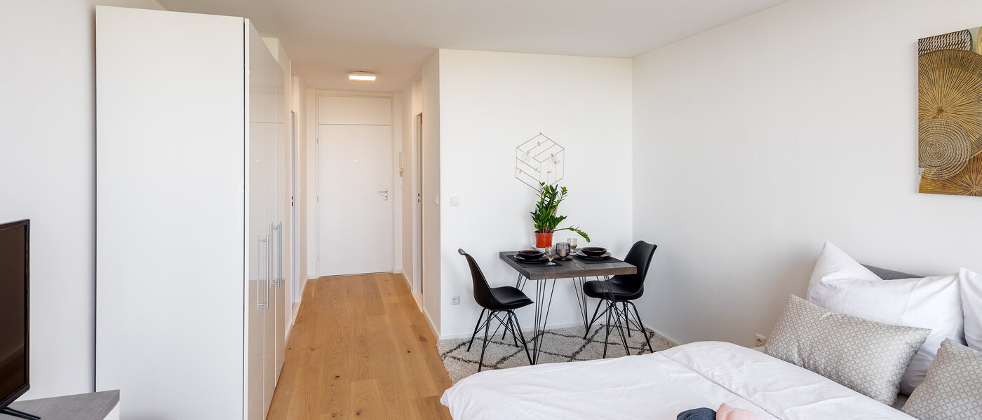 플랫 München Johanneskirchen 04 거실 공간 12536