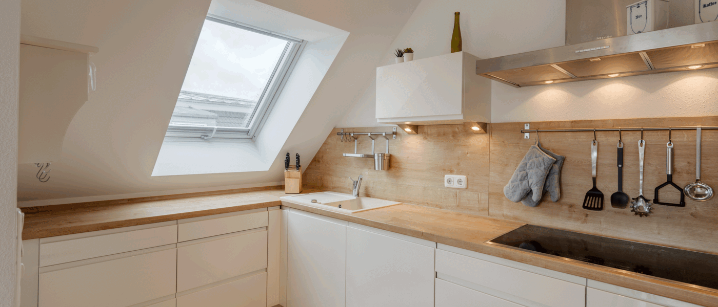 Vindsvåning München Lerchenau 02 Kök 12556