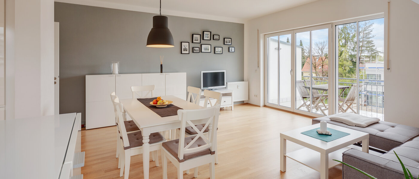 Vindsvåning München Lerchenau 04 Vardagsrum 12556