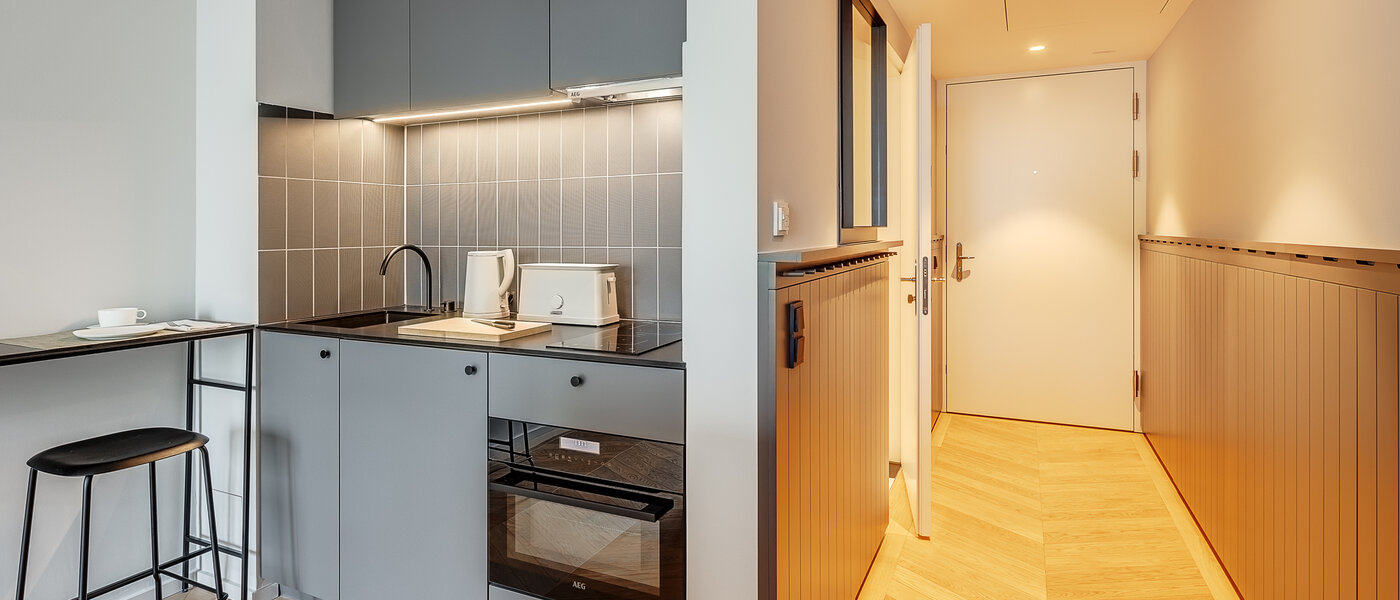 Platt München Herzogpark 01 Korridor/hallgång 12567