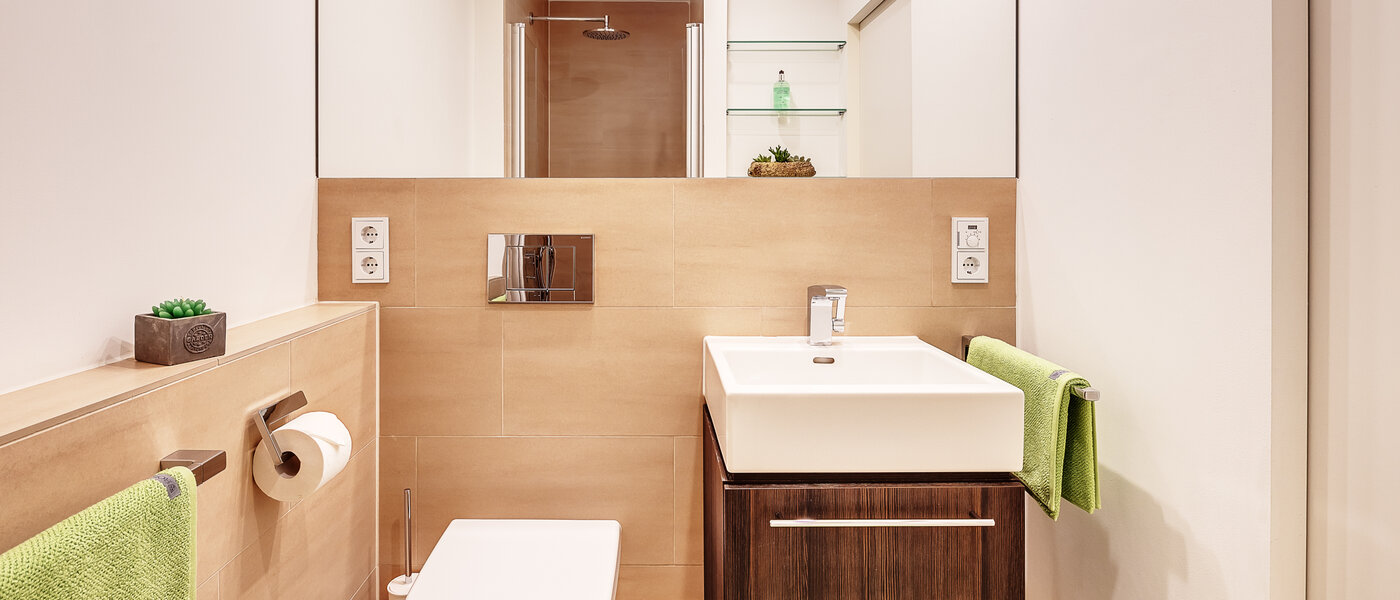 Плосък München Schwabing-West (rund um den Hohenzollernplatz) 01 Баня 12583