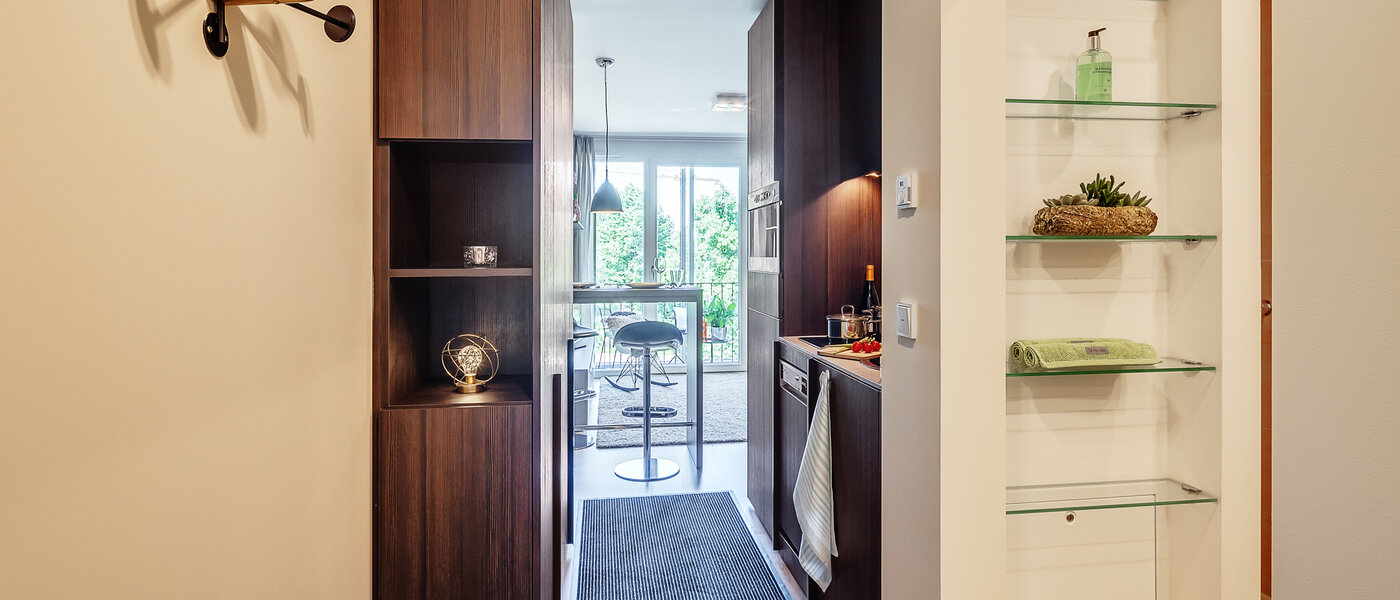 Плосък München Schwabing-West (rund um den Hohenzollernplatz) 01 Коридор/ коридор 12583