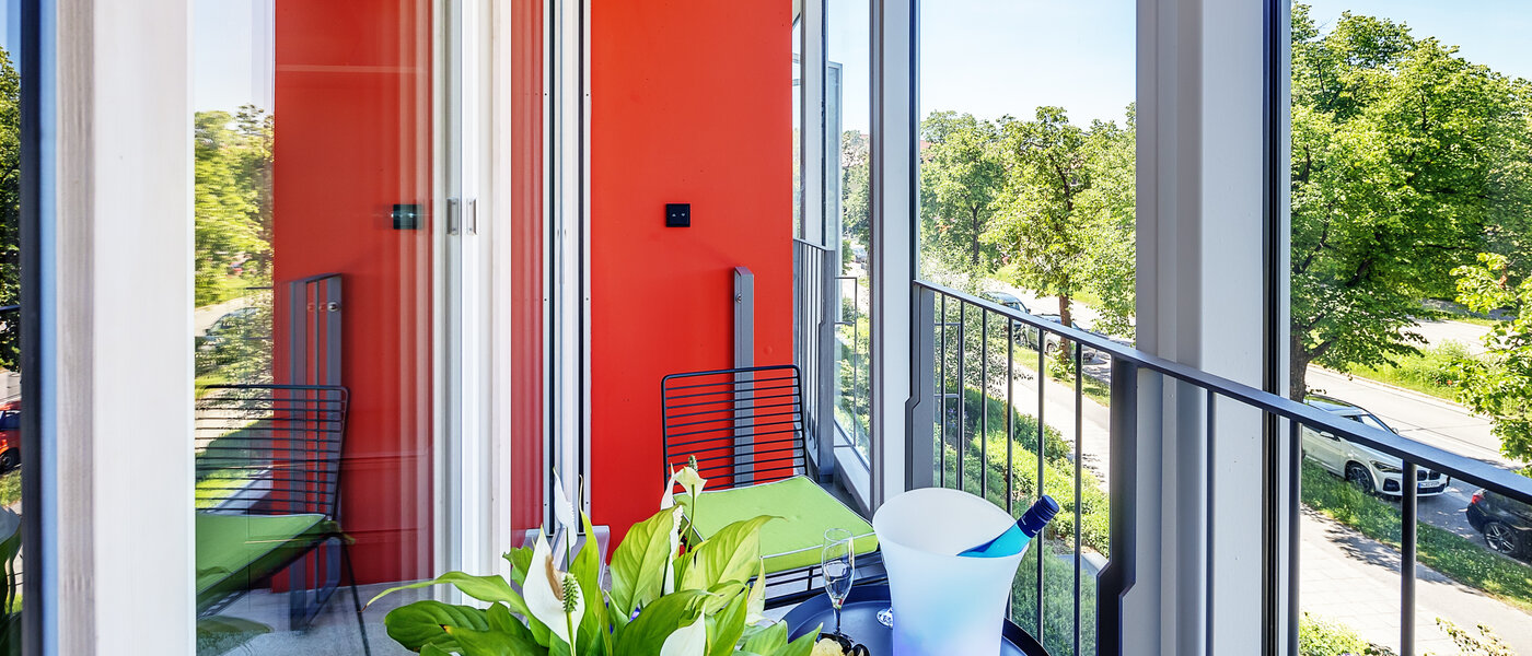 Плосък München Schwabing-West (rund um den Hohenzollernplatz) 01 Лоджия 12583