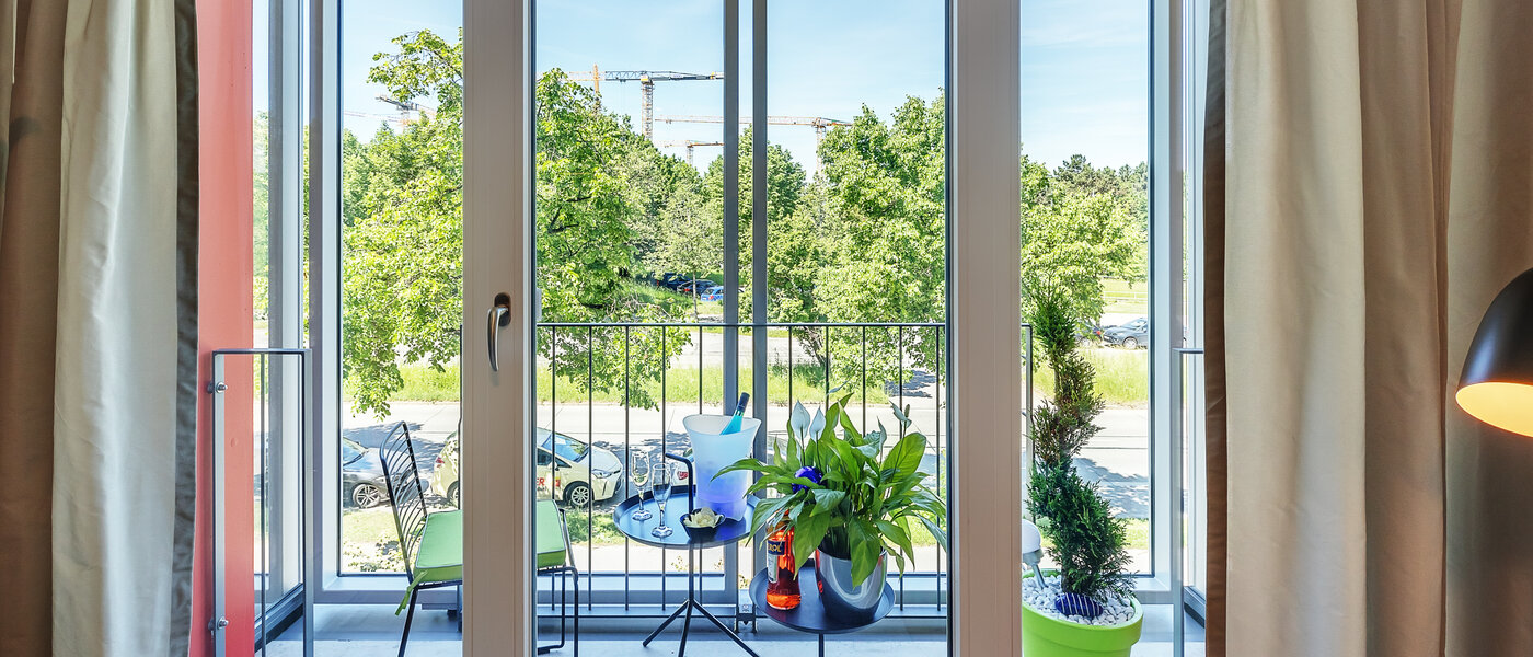 Плосък München Schwabing-West (rund um den Hohenzollernplatz) 04 Лоджия 12583