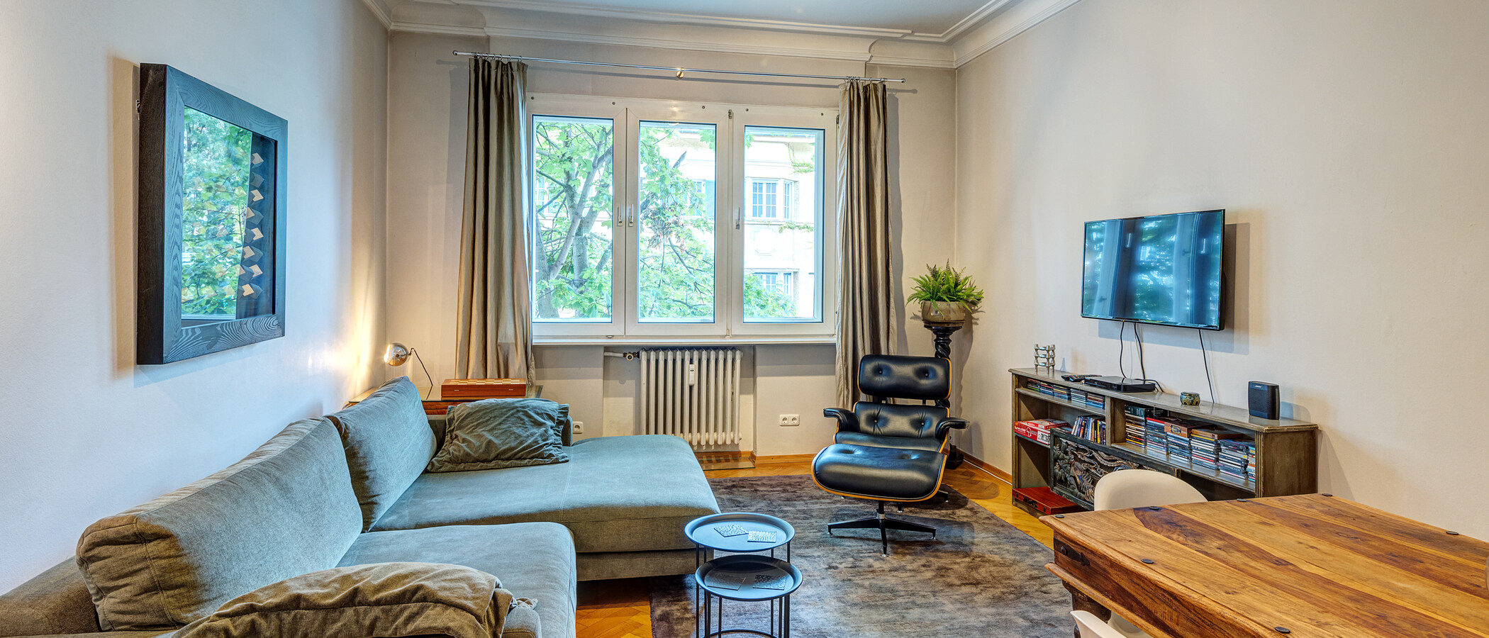 Flad München Schwabing 01 Opholdsområde 12591