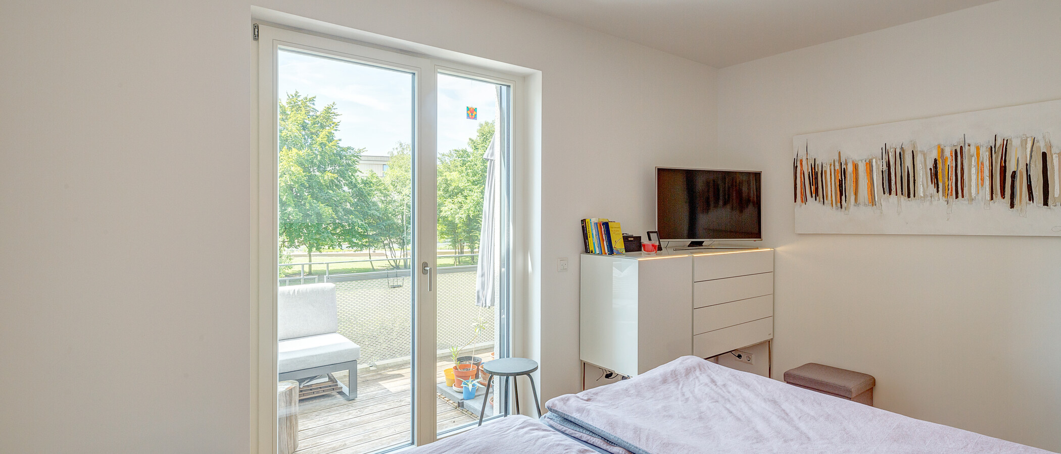 Lapos München Schwabing - Domagkpark 04 Hálószoba 12597
