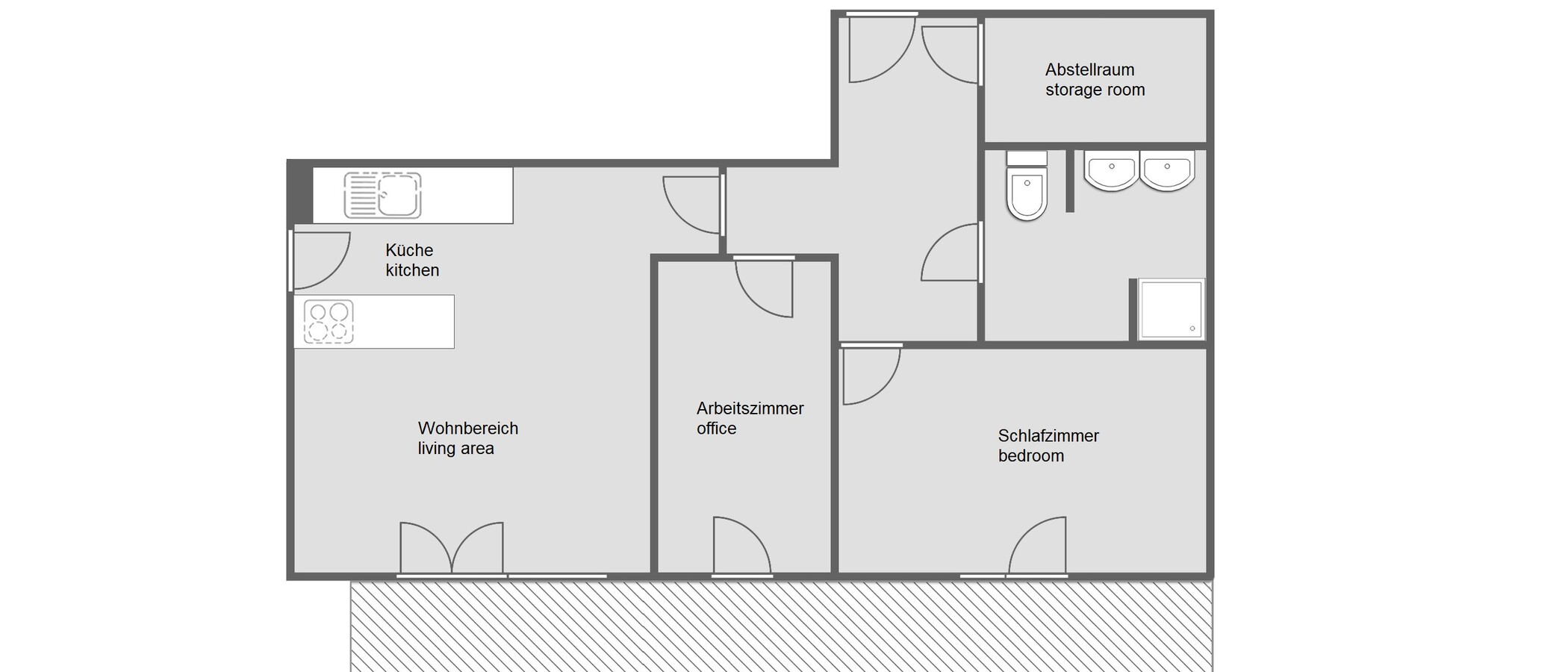 Lapos München Schwabing - Domagkpark 01 Alaprajz 12597