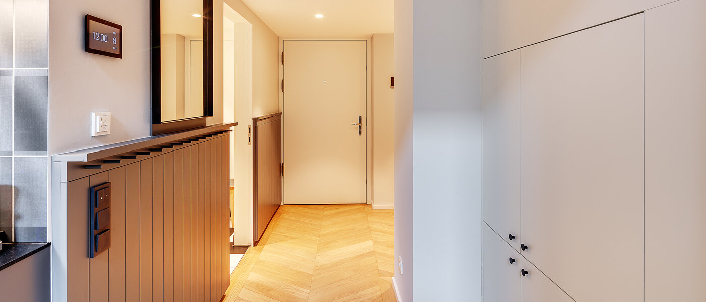 Maisonette-galleri-lejlighed München Herzogpark 02 Korridor/gang 12611