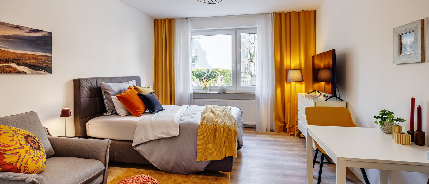 Ploché München Haidhausen 01 Obývací prostor 12613