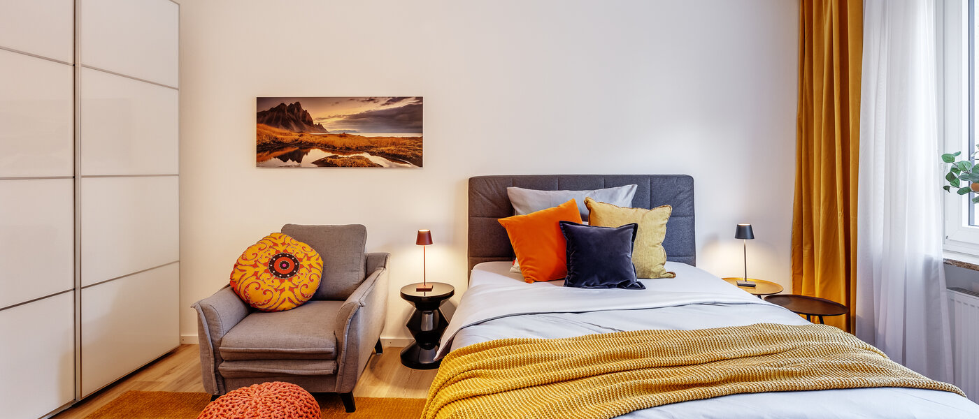 Ploché München Haidhausen 02 Obývací prostor 12613