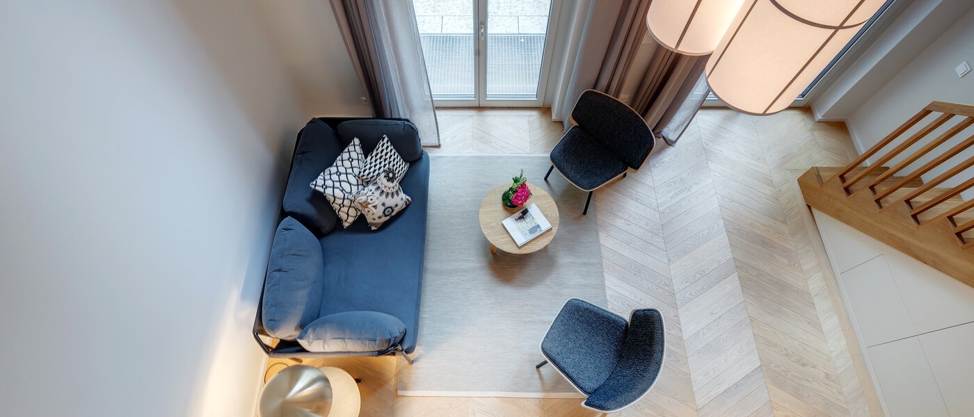 Мезонет с галерия München Herzogpark 05 Дневна зона 12615