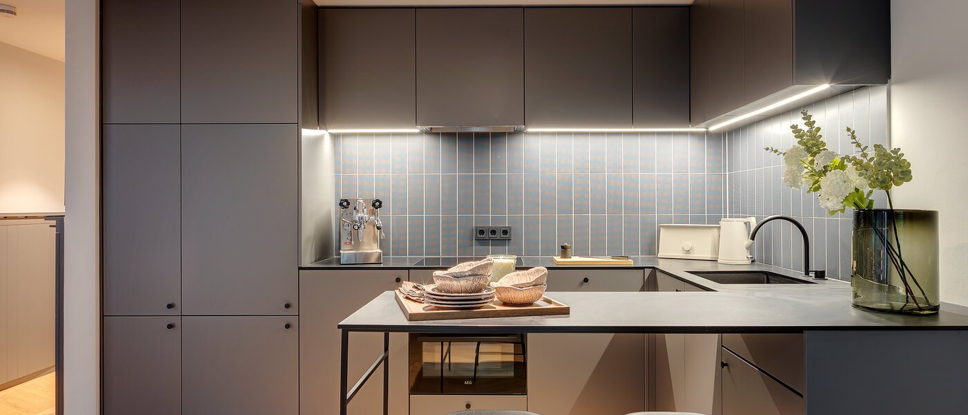 Maisonette-galleri-lejlighed München Herzogpark 01 Køkken 12616