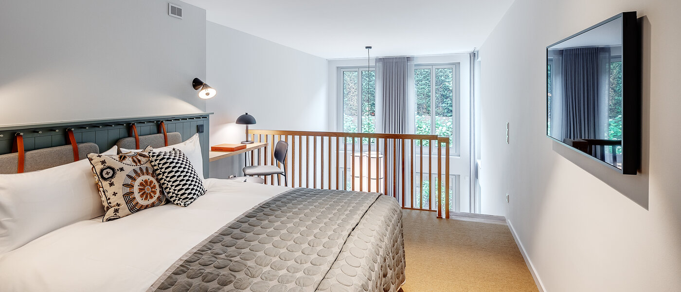 메조넷 갤러리 플랫 München Herzogpark 03 수면 공간 12618