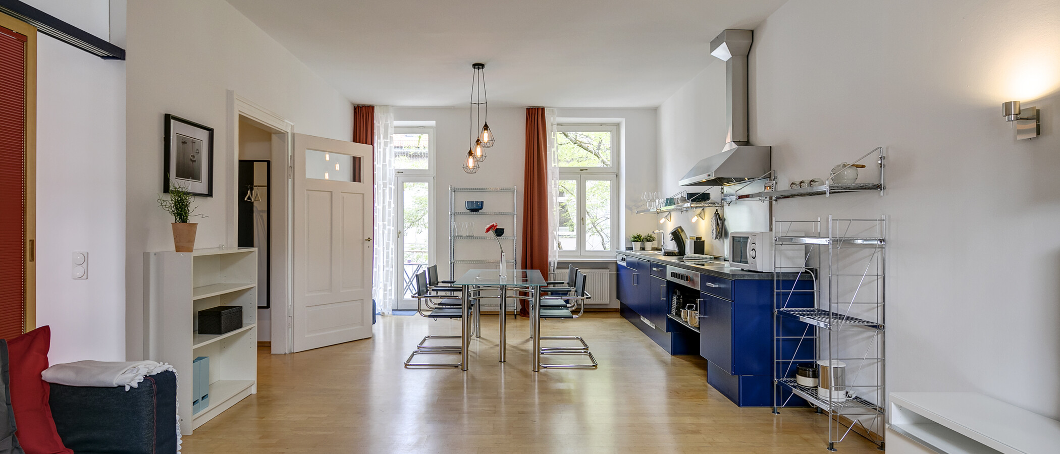 Ploché München Schwabing (links der Leopoldstraße) 02 Obývací prostor 1262
