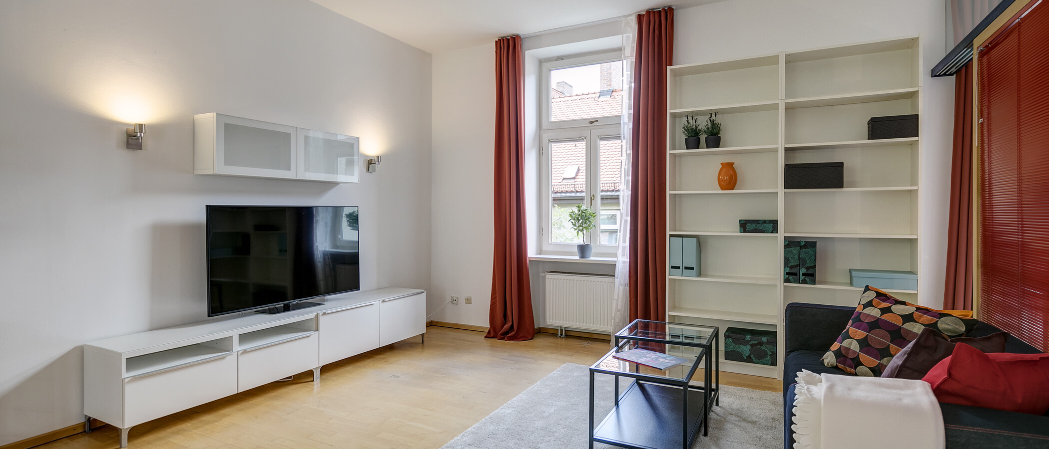 Ploché München Schwabing (links der Leopoldstraße) 03 Obývací prostor 1262