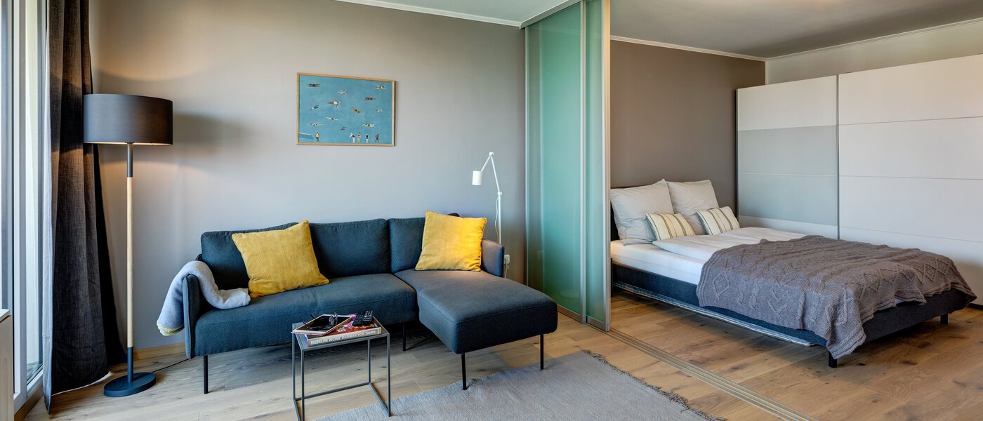 플랫 München Au 01 거실 공간 12633