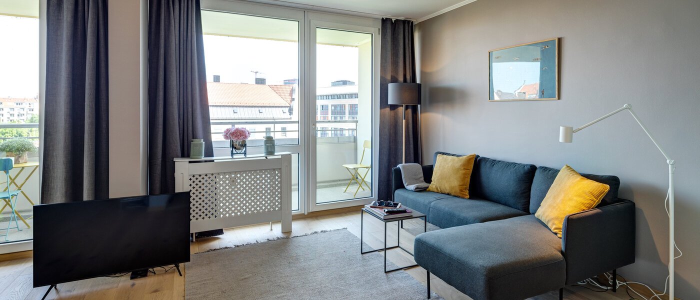 플랫 München Au 02 거실 공간 12633