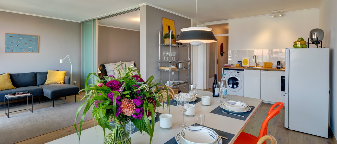 플랫 München Au 05 거실 공간 12633