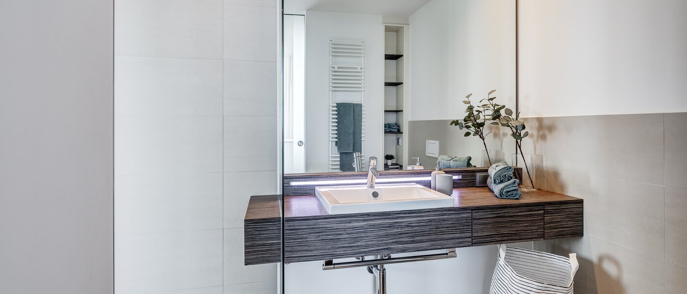 Flad München Olympiadorf 01 Badeværelse 12647