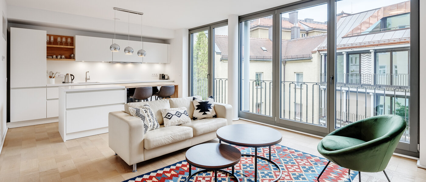 Düz München Gärtnerplatzviertel 01 Yaşam alanı 12664