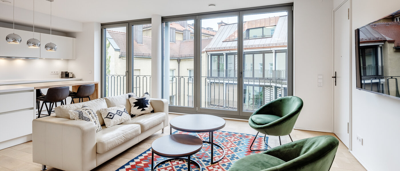 Düz München Gärtnerplatzviertel 02 Yaşam alanı 12664