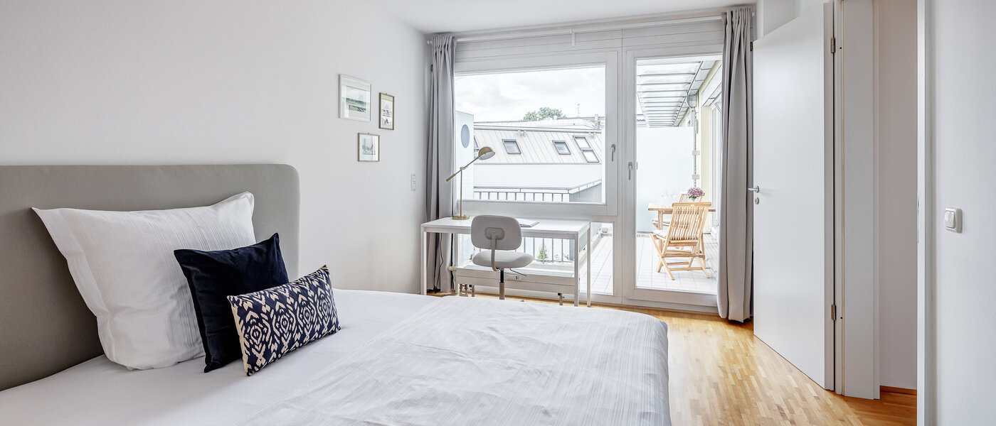 Ploché München Glockenbachviertel 04 Spálňa 12668